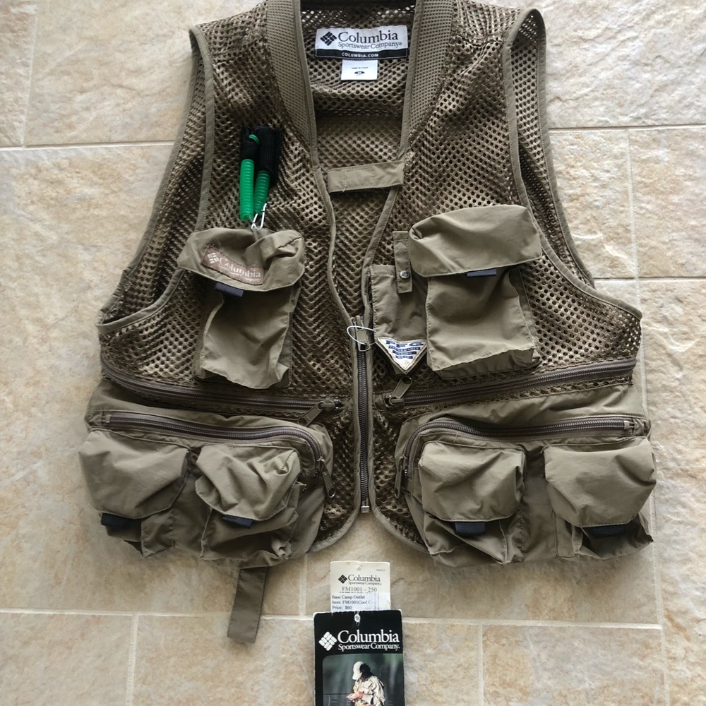 Columbia Men’s Cool Creek Fishing PFG Vest Med.